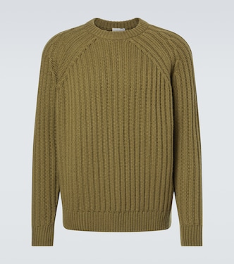Ribbed-knit wool and cashmere sweater | Allude