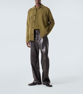 Ribbed-knit wool and cashmere sweater | Allude