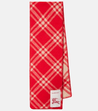 Burberry Check wool scarf | Burberry