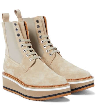 Botas de combate Brendy de gamuza | Clergerie