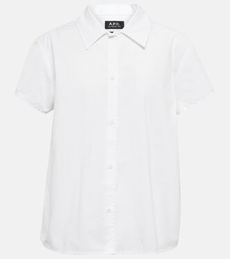 Marina short-sleeved cotton shirt | A.P.C.