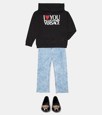 Hoodie aus Baumwoll-Jersey | Versace Kids