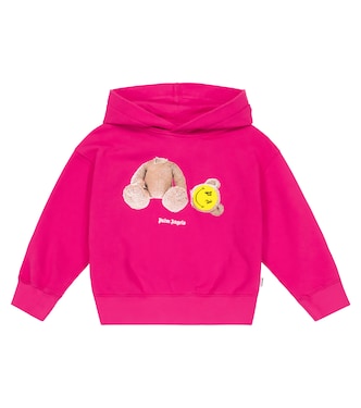 Felpa con cappuccio in jersey di cotone | Palm Angels Kids