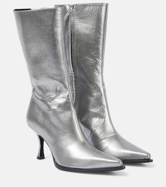 Ankle Boots aus Metallic-Leder | Acne Studios