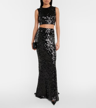 Jupe longue à sequins | Dolce&Gabbana