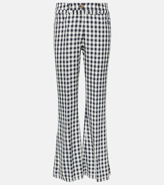 Pantalones flared de cuadros vichy | Etro