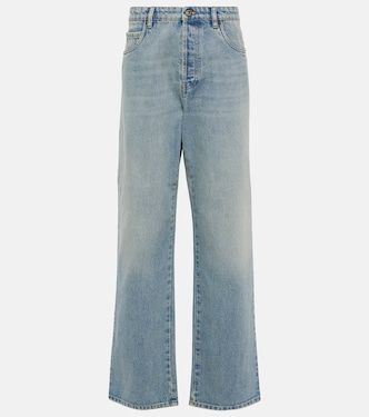 Mid-Rise Wide-Leg Jeans | Miu Miu