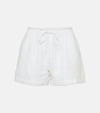 Shorts White Bay in lino | Heidi Klein
