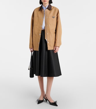 Oversized canvas jacket | Prada