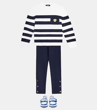 Baskets en cuir | Versace Kids