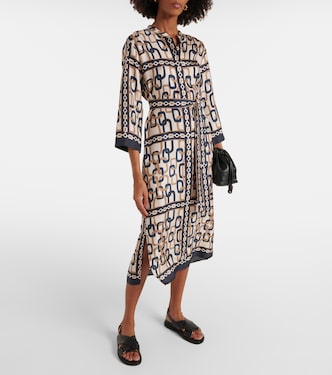 Bedrucktes Midikleid Falesia aus Twill | 'S Max Mara