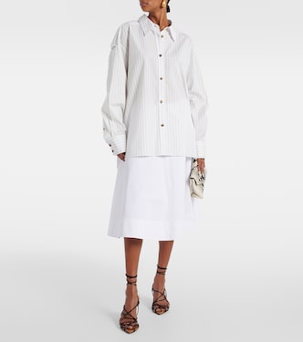 Tamal pinstriped oversized cotton shirt | Khaite