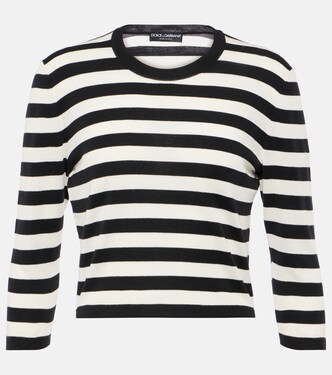 Jersey de lana virgen a rayas | Dolce&Gabbana