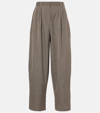 Pantalon barrel en laine mélangée | CO