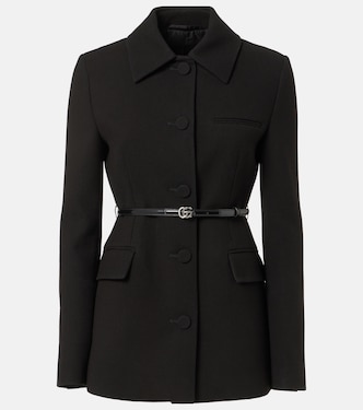 Blazer aus Woll-Crêpe | Gucci