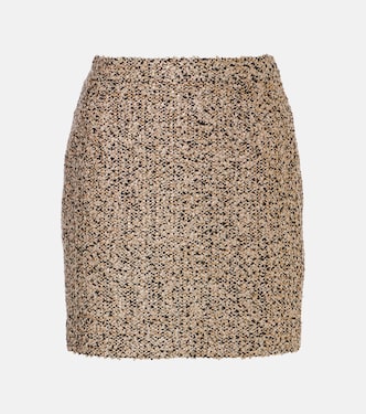 Minifalda de tweed lamé | Alessandra Rich