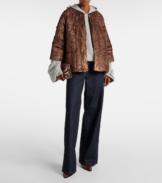 Oversize-Hoodie aus Baumwoll-Jersey | Dries Van Noten