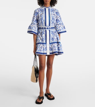 Printed cotton minidress | Farm Rio