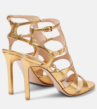 Sandales Paradis en cuir à effet serpent | Tom Ford
