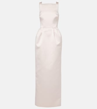 Verzierte Robe Trecchi aus Satin | Safiyaa