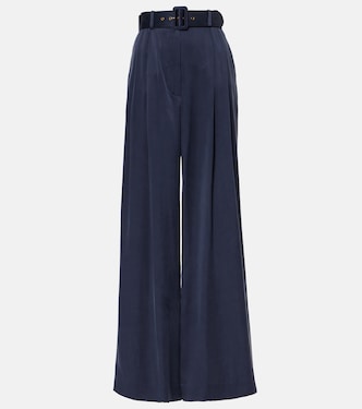 Weite Hose Tuck aus Seide | Zimmermann