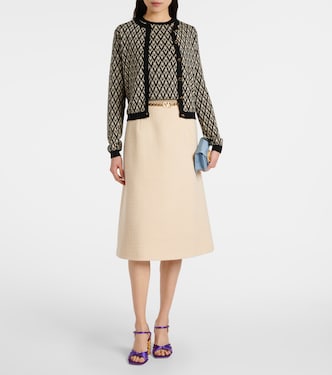Cardigan in lana vergine Toute la V  | Valentino