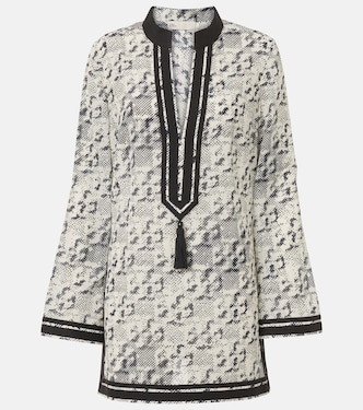 Bedruckte Tunika aus Seide und Baumwolle | Tory Burch