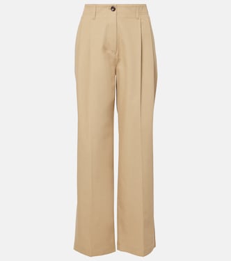 Pantaloni a gamba larga in cotone | Toteme
