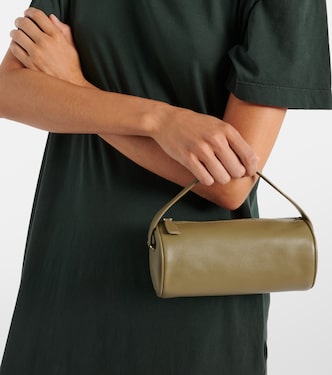 Round 90's leather tote bag | The Row