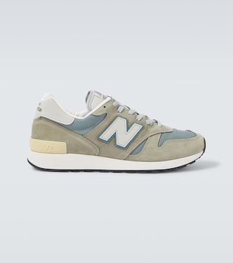 Made In USA 1300JP suede-trimmed sneakers | New Balance