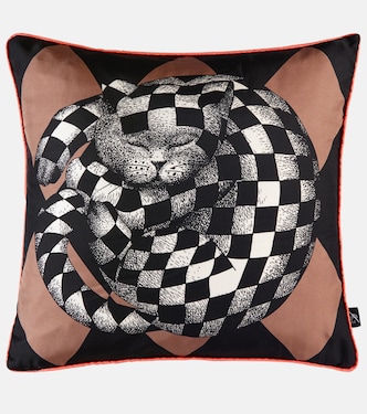 Kissen High Fidelity aus Seide | Fornasetti