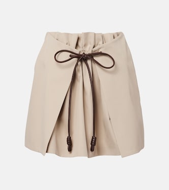 Minirock aus Gabardine | Loewe