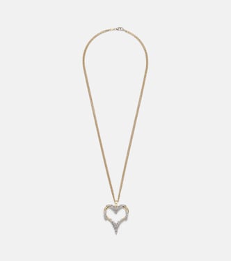 Golden Strada 18kt white and yellow gold necklace with diamonds  | Yeprem