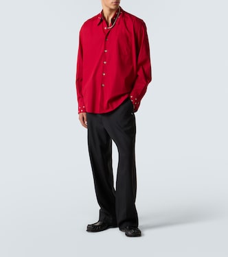 Above embellished cotton poplin shirt | Our Legacy