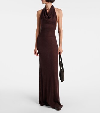 Reed halterneck maxi dress | Aya Muse