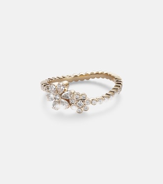 Cosmos Fleur 18kt gold ring with diamonds  | Sophie Bille Brahe