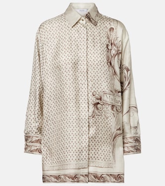 Grado printed silk satin shirt | Max Mara