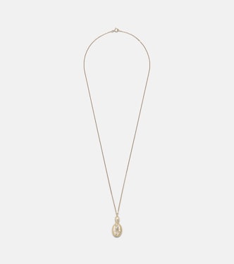 عقد من الذهب 18 قيراط و 9 قيراط مع سيترين Joli Miroir | Yvonne Léon