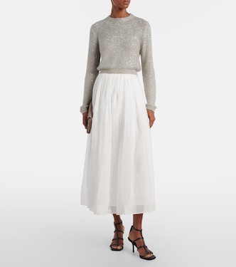 Pullover mit Pailletten | Brunello Cucinelli