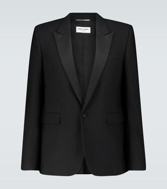 Blazer aus Wolle und Seide | Saint Laurent