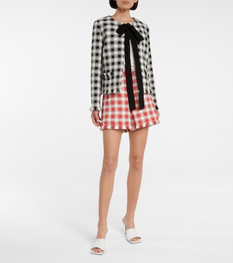 Shorts a quadri in tweed | Oscar de la Renta