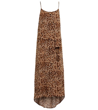 Melissa cheetah-print midi slip dress | Melissa Odabash