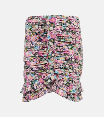 Milendi floral silk-blend miniskirt | Isabel Marant