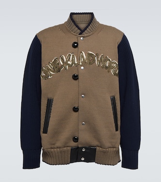 x Eric Haze chaqueta varsity Code | Sacai