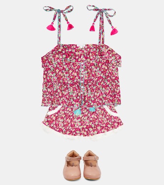 Shorts Lulu con stampa | Poupette St Barth Kids