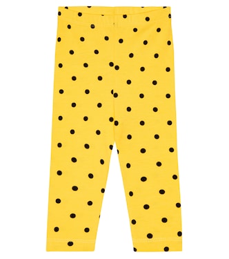 Bébé – Legging en coton mélangé à pois | Mini Rodini