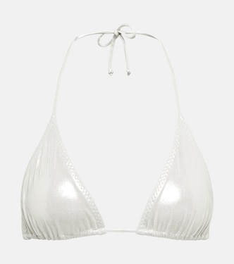 Bikini triangular metálico | Norma Kamali