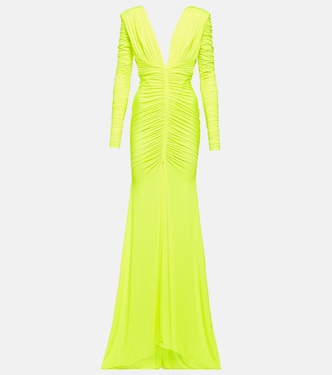 Ruched satin gown | Alex Perry
