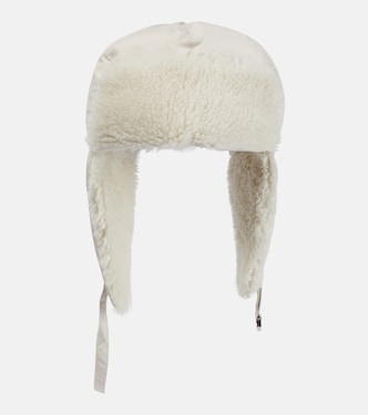 Cappello imbottito con shearling | Yves Salomon