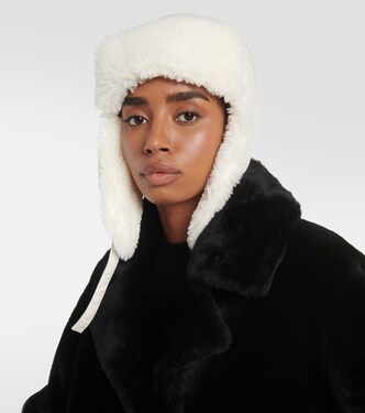 Cappello imbottito con shearling | Yves Salomon